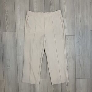 Ministry of Supply Women's XL Velocity Pull On Dress Pant In Flax Beige Stretch